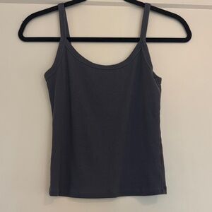 Aritzia homestretch tank - grey blue medium